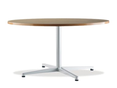 TWIN - Round table with 4-star base by Casala