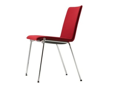 S 162 PV - Upholstered stackable chair by Thonet