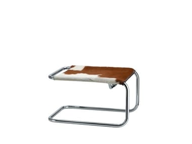 S 35 LVH - Cowhide footstool by Thonet