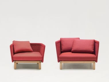 SABI - Armchair with armrests by Paola Lenti