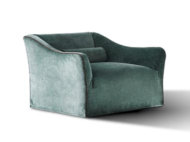 SAIA 05/09 - Fabric armchair with armrests by Gervasoni