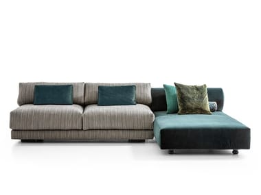 SALON NAN? - Sectional fabric sofa with chaise longue by Moroso