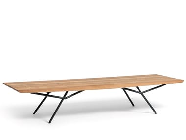 SAN - Teak garden bench by Manutti