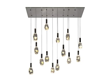 SASSI - LED Murano glass pendant lamp by Reflex