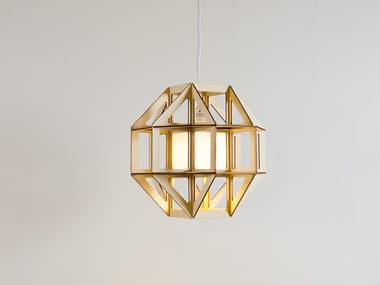 SATURNUZ - LED wooden pendant lamp by Dark