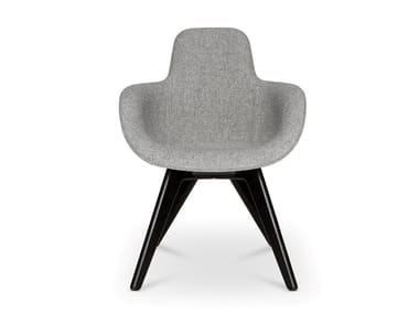 SCOOP HIGH - Upholstered chair by Tom Dixon