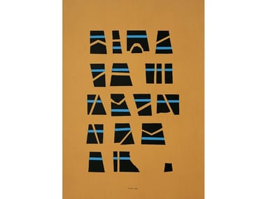 SCRITTURA ILLEGGIBILE, OCRA - Paper Silkscreen by Danese Milano