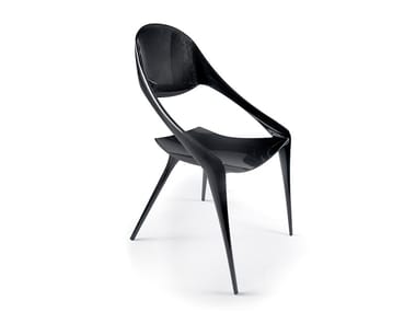 SHELL - Contemporary style open back other materials chair with armrests by Reflex