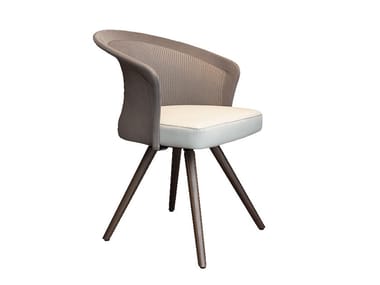 SHELLS 945.82 - Upholstered fabric chair by Tonon