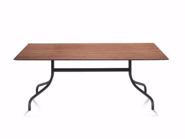 SHINE - Rectangular HPL table by DE PADOVA