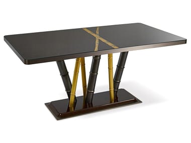 SIAM - Rectangular glass table by Sicis