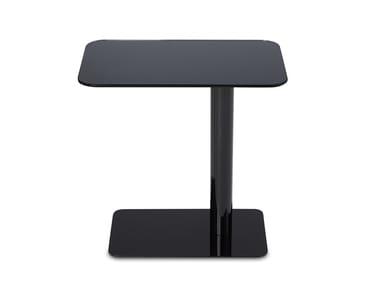 FLASH - Glass and steel side table by Tom Dixon