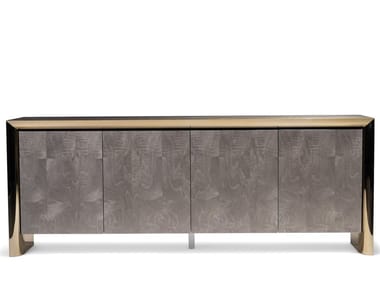 HAMILTON - Wooden sideboard with integrated lighting by Visionnaire