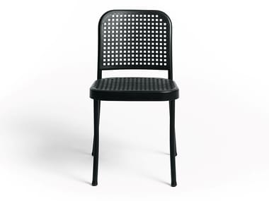 SILVER OUTDOOR - Stackable aluminium garden chair by DE PADOVA