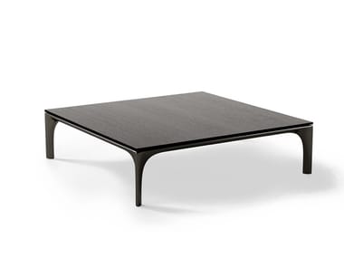 SKYLINE - Low square coffee table by Natuzzi Italia