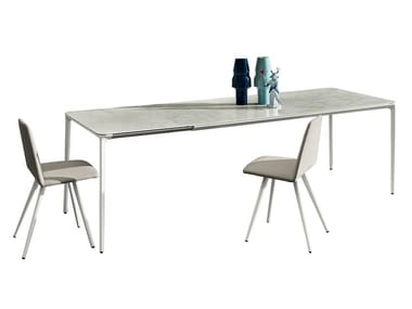 SLIM EXTENSIBLE - Extending ceramic table by Sovet Italia