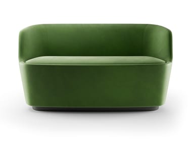 ORLA - Leather or fabric small sofa by Cappellini