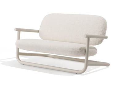 STRONG SPECIAL - Fabric small sofa with steel structure by Desalto