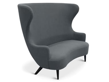 WINGBACK - High-back fabric small sofa by Tom Dixon