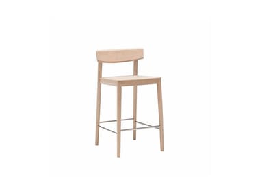 SMART BQ0651 - High stool with back with footrest by Andreu World