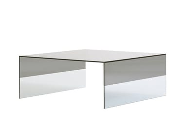 SMOKE - Low rectangular glass coffee table by Cappellini