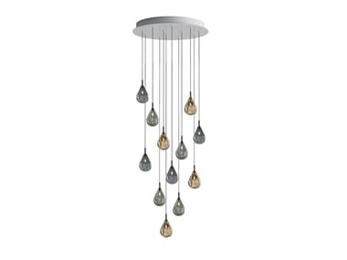 SOAP MINI 12 - LED crystal pendant lamp by bomma