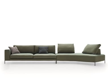 UNION - Sectional fabric sofa by Ditre Italia