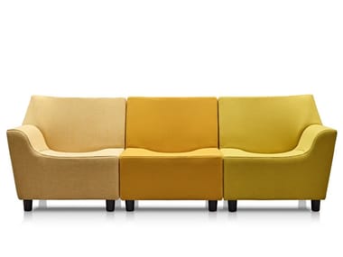 SWOOP - Sectional modular fabric sofa by Herman Miller