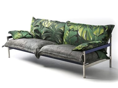 IRON MAIDEN - 3 seater sofa with removable cover by Moroso