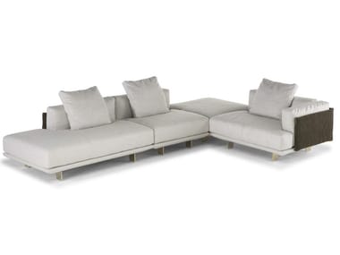 CAMPUS - Sectional fabric sofa by Natuzzi Italia