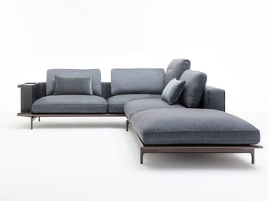 ROLF BENZ 535 LIV - Corner sectional fabric sofa by Rolf Benz