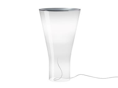 SOFFIO - LED blown glass bedside lamp by Foscarini