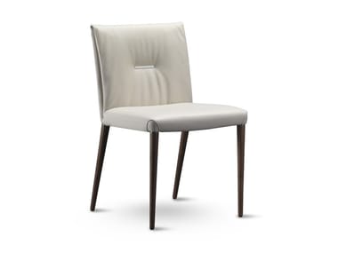 SOFT - Upholstered leather chair by Reflex