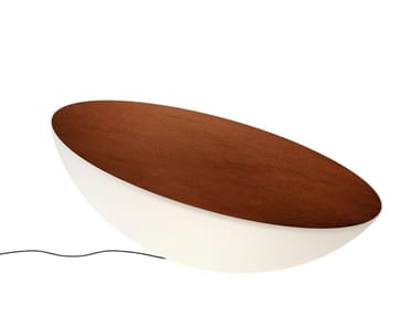 SOLAR - Polyethylene and porcelain stonware floor lamp by Foscarini