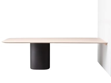 SOLID CONFERENCE TABLE ME03767 - Rectangular Polymer conference table by Andreu World