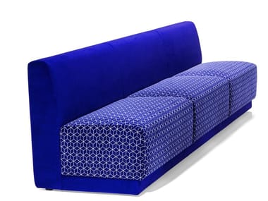 SOLOMON - 3 seater fabric sofa by Moroso