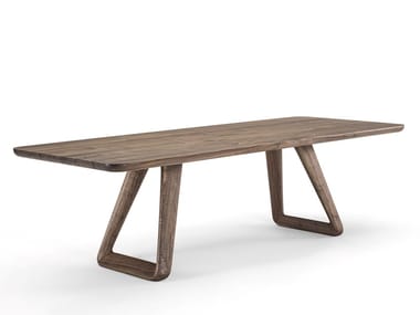 SOSPIRO TABLE - Wooden dining table by Riva 1920
