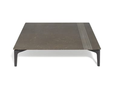 EVERYDAY LIFE LOW TABLE - Square coffee table by DE PADOVA