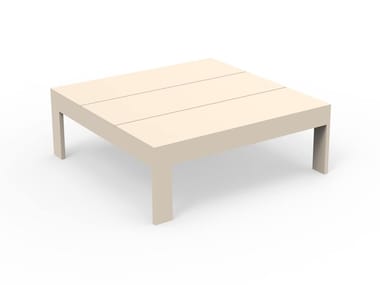 POSIDONIA - Square aluminium garden side table by Vondom