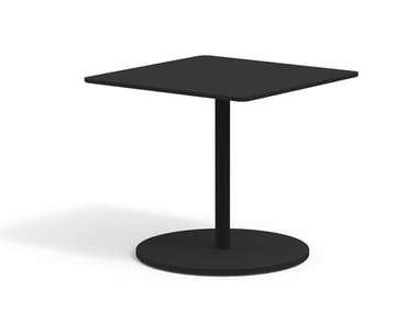 BUTTON 003 - Square aluminium garden table by RODA