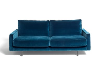 SQUARE TRADITIONAL - 2 seater velvet sofa by DE PADOVA