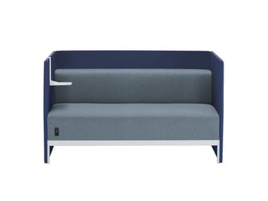 STAND BY LIGHT - 2 seater fabric sofa by Frezza