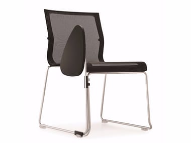 STICK STK SKID BASE - Sled base training chair with writing tablet by Icf