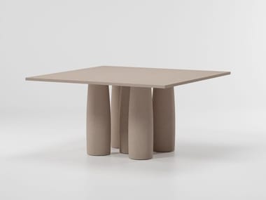 IL COLONNATO - Square Minera stone table by Kettal
