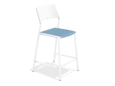 AXA BARSTOOL 1065/06 - High plastic stool with integrated cushion by Casala