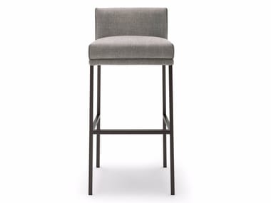 ROLF BENZ 651 - High fabric stool with footrest by Rolf Benz