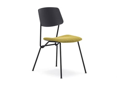 STRAIN - Open back chair with integrated cushion by Prostoria