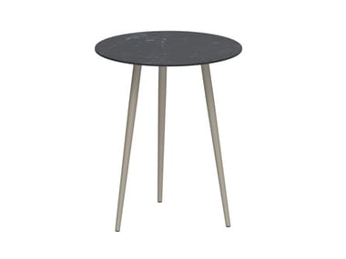 STYLETTO - Round ceramic high table by Royal Botania