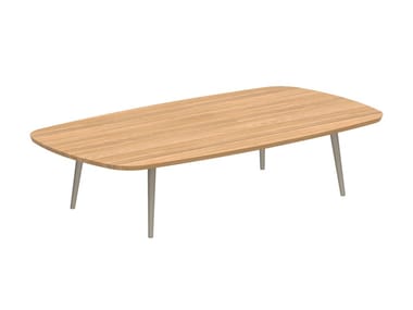 STYLETTO - Rectangular teak garden side table by Royal Botania