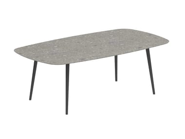 STYLETTO - Rectangular ceramic garden table by Royal Botania